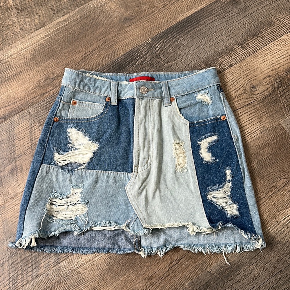 Denim skirt